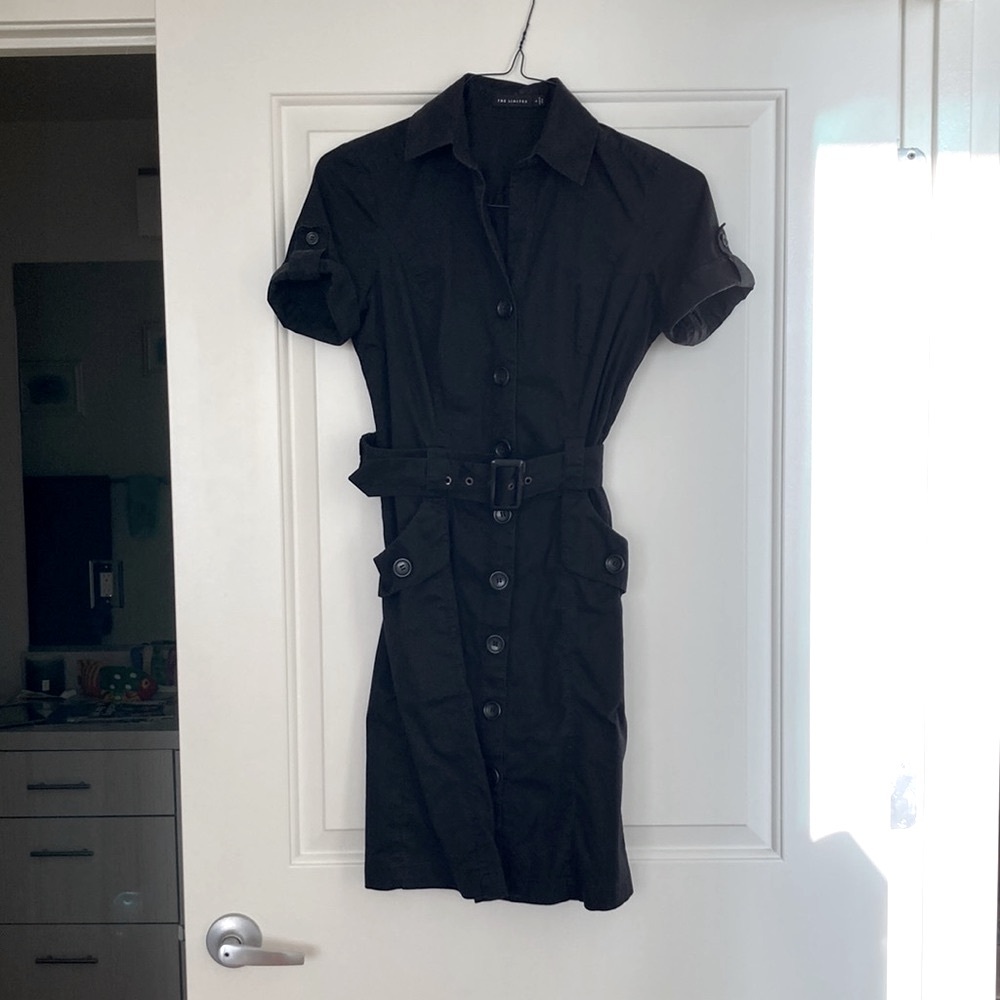 Button front dress
